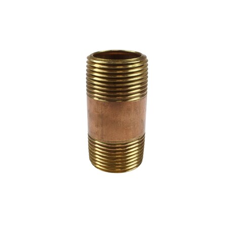 Coilhose Pneumatics Brass Long Nipple 3/4" MPT x 2" NL1202